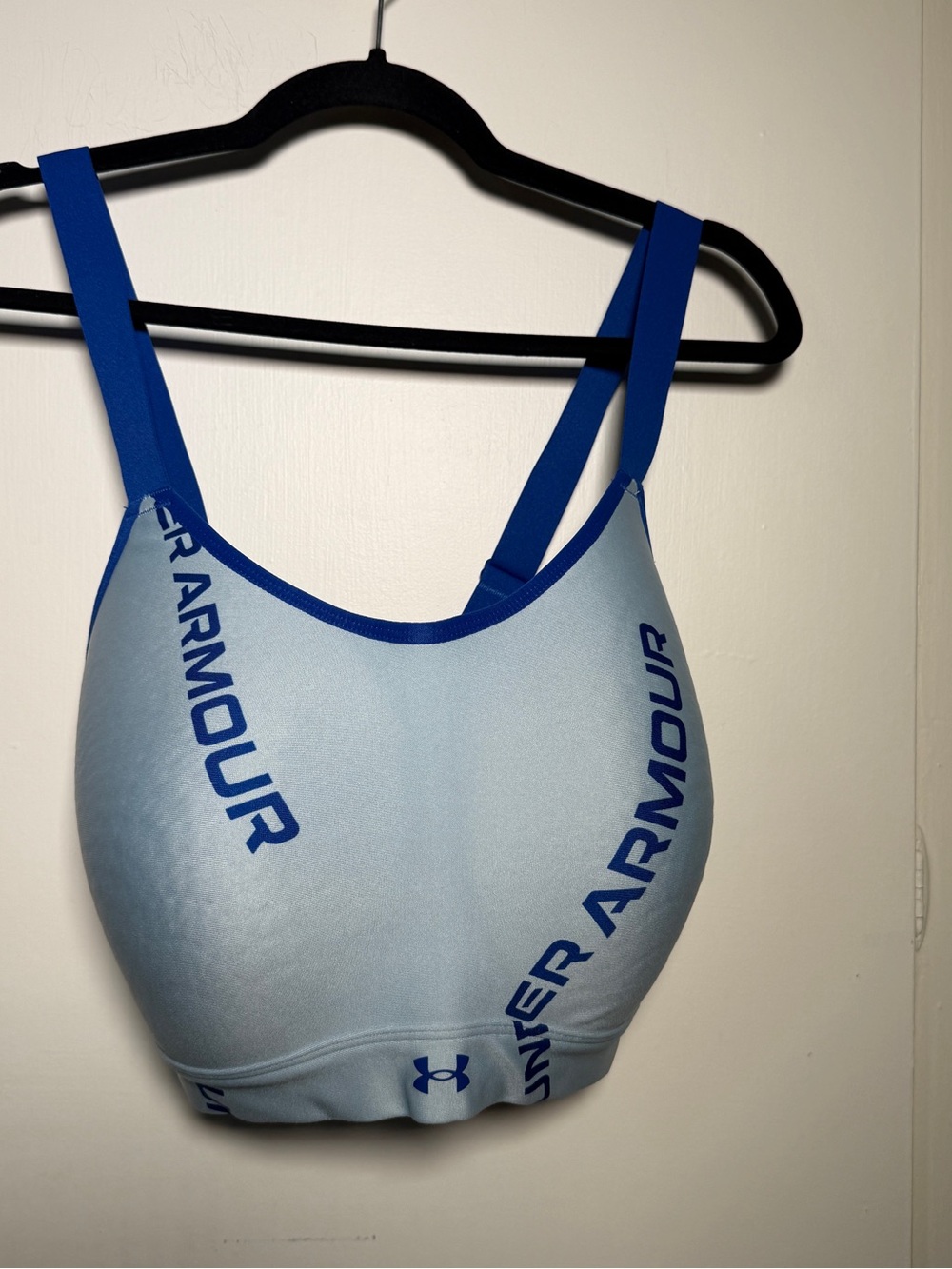 Under Armour Women's Light Blue High-Support Sports Bra 2XL